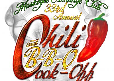 Chili cookoff white logo